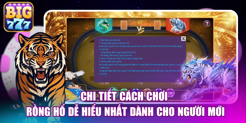 Chi tiết cách chơi rồng hổ dễ hiểu nhất dành cho người mới