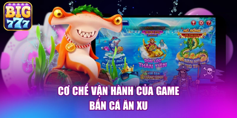 Cơ chế vận hành của game bắn cá ăn xu