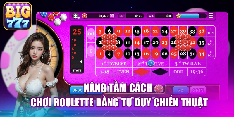 Nâng tầm cách chơi roulette bằng tư duy chiến thuật
