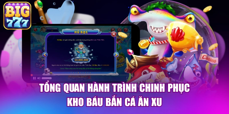 Tổng quan hành trình chinh phục kho báu bắn cá ăn xu